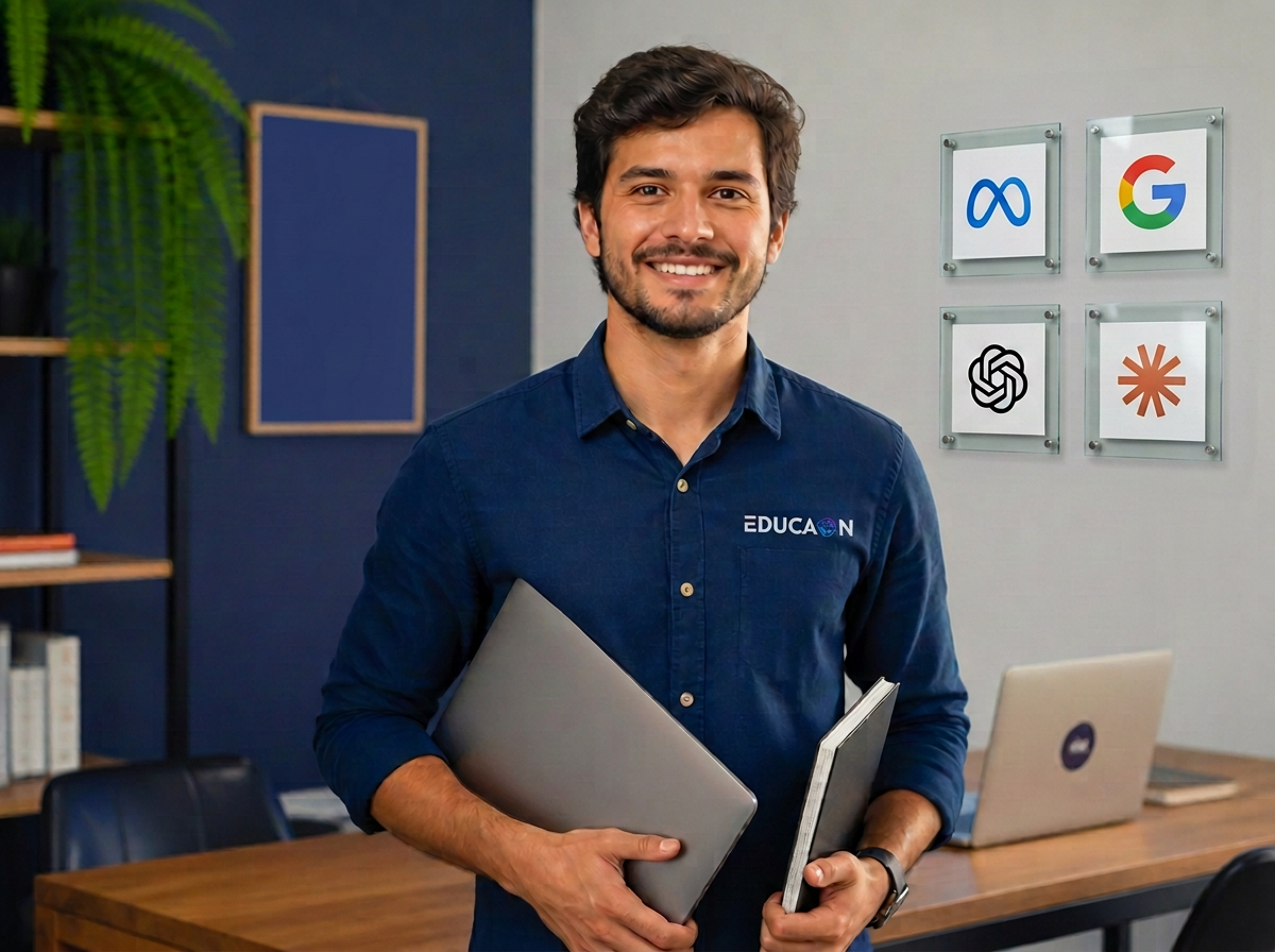 Aluno EducaOn preparado para o mercado de trabalho